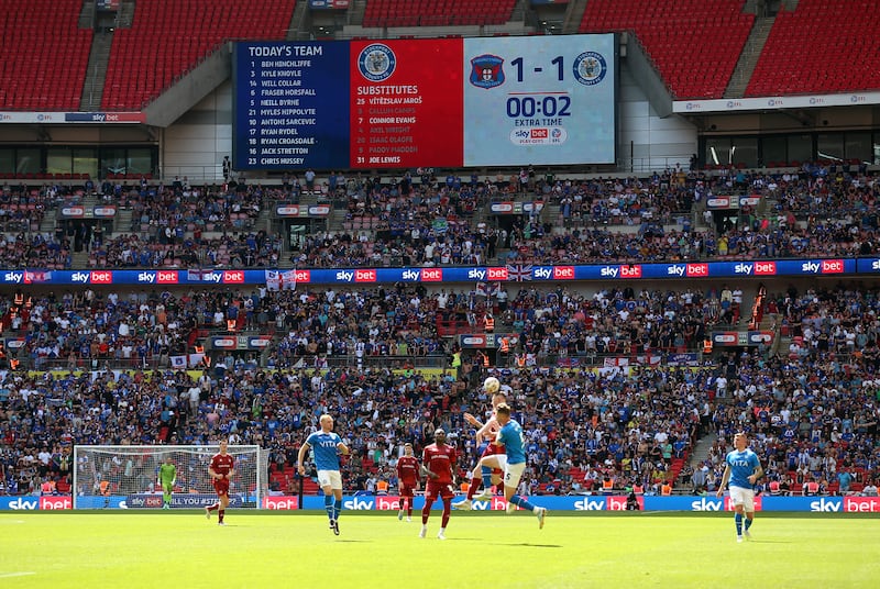 The EFL playoffs have been ringfenced for the late May Bank Holiday weekend
