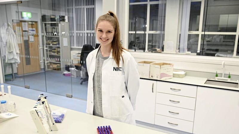 Alexandra Crabtree, a student at Ulster University, is currently on a science placement with the NI Civil Service, working in trace organics within the Department for Agriculture, Environment and Rural Affairs 
