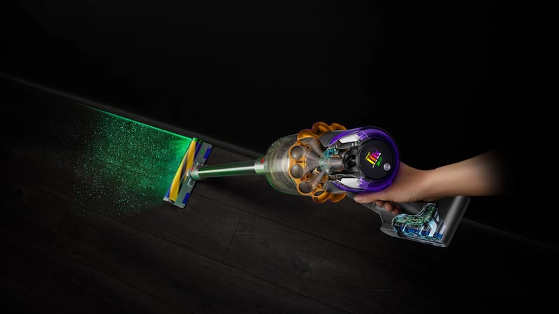 Dyson’s latest cordless vacuum packs in a laser to reveal hidden dust, as well as a display telling users the size of particles it is sucking up.
