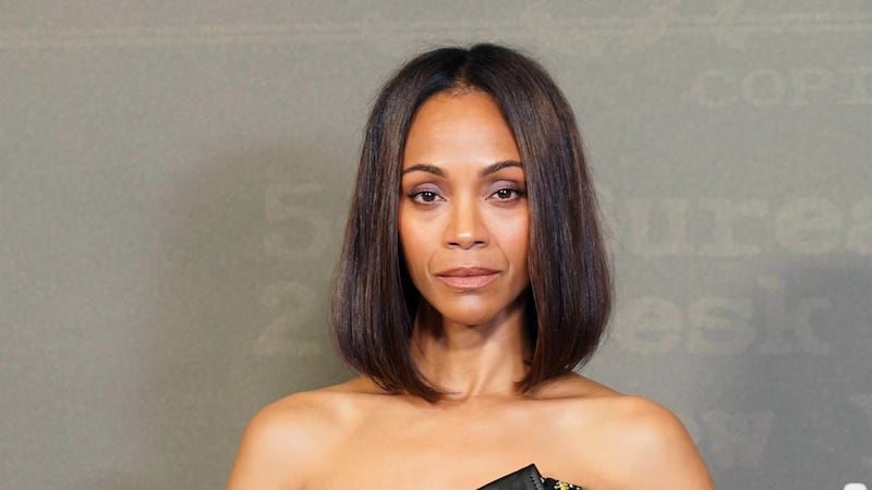Zoe Saldana said she does not pick roles because the characters are ‘strong’ (Ian West/PA)