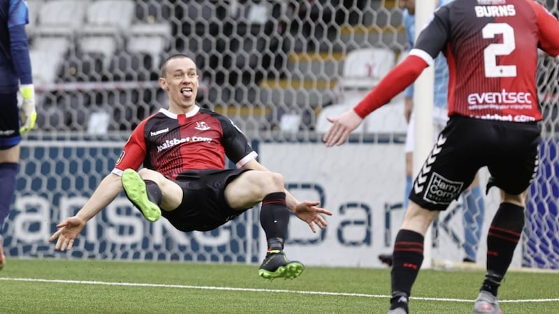Paul Heatley hopes to get to Europe by winning the Irish Cup or via the end of season play-offs 