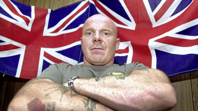 Loyalist Johnny Adair was not seen in Belfast yesterday for the funerlal of his mother Mabel. 
