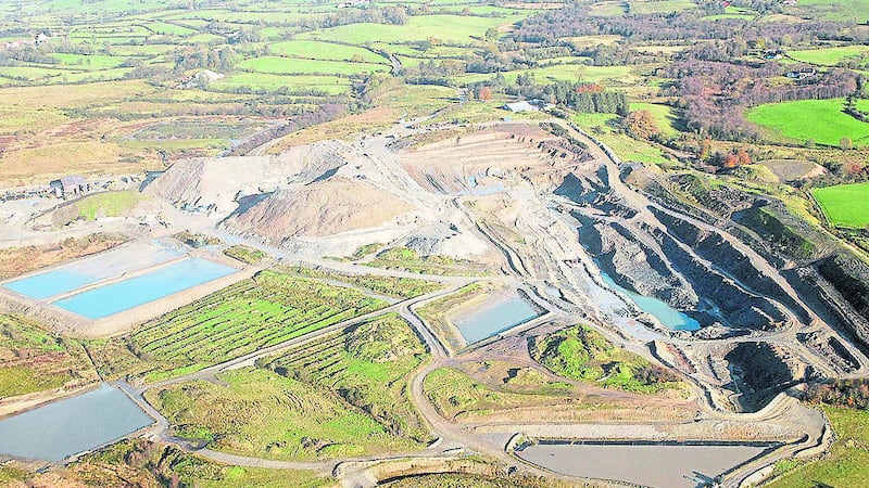OPERATIONAL AGAIN: The green light has been given to extend the Omagh Minerals Mine at Cavanacaw outside Omagh 