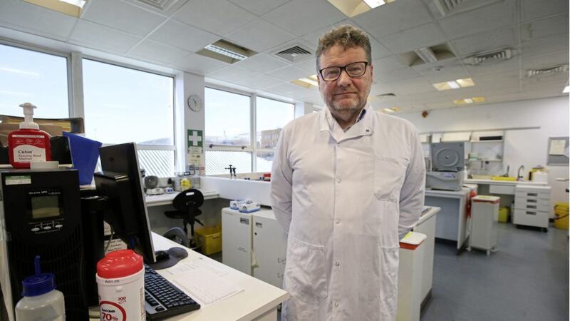 Consultant virologist Dr Conall McCaughey is based at the regional virus laboratory in Belfast Picture by Hugh Russell 