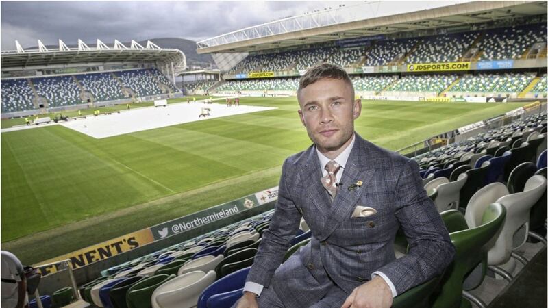 With Windsor Park being prepared for Saturday night&#39;s big boxing show, Carl Frampton insists he is ready to deliver when he steps in the ring against Australian Luke Jackson. Picture by Hugh Russell 