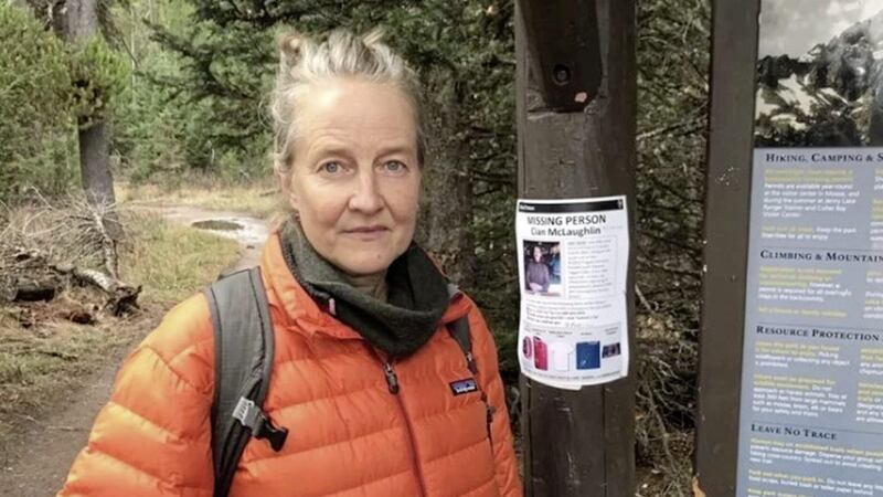 Gr&aacute;inne McLaughlin, her brother and partner are still searching Grand Teton National Park in the US 