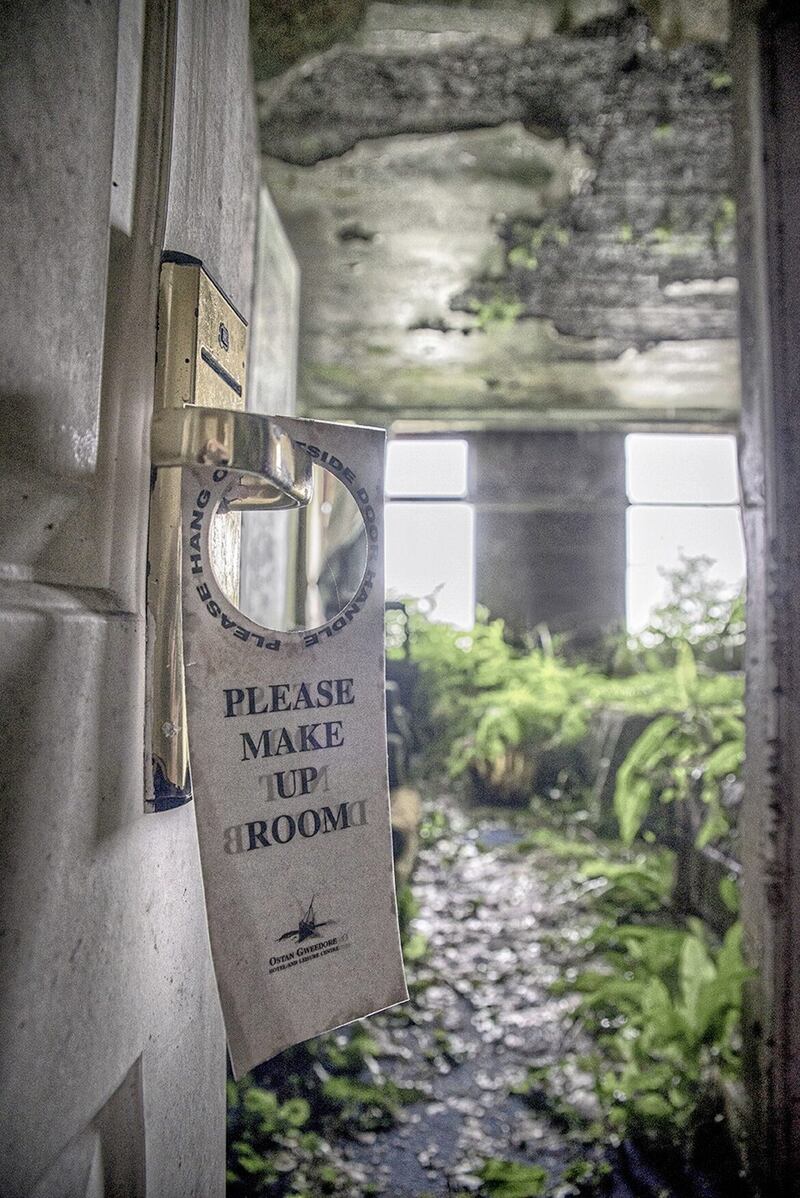 Nature has reclaimed the interior of this defunct Co Donegal hotel 