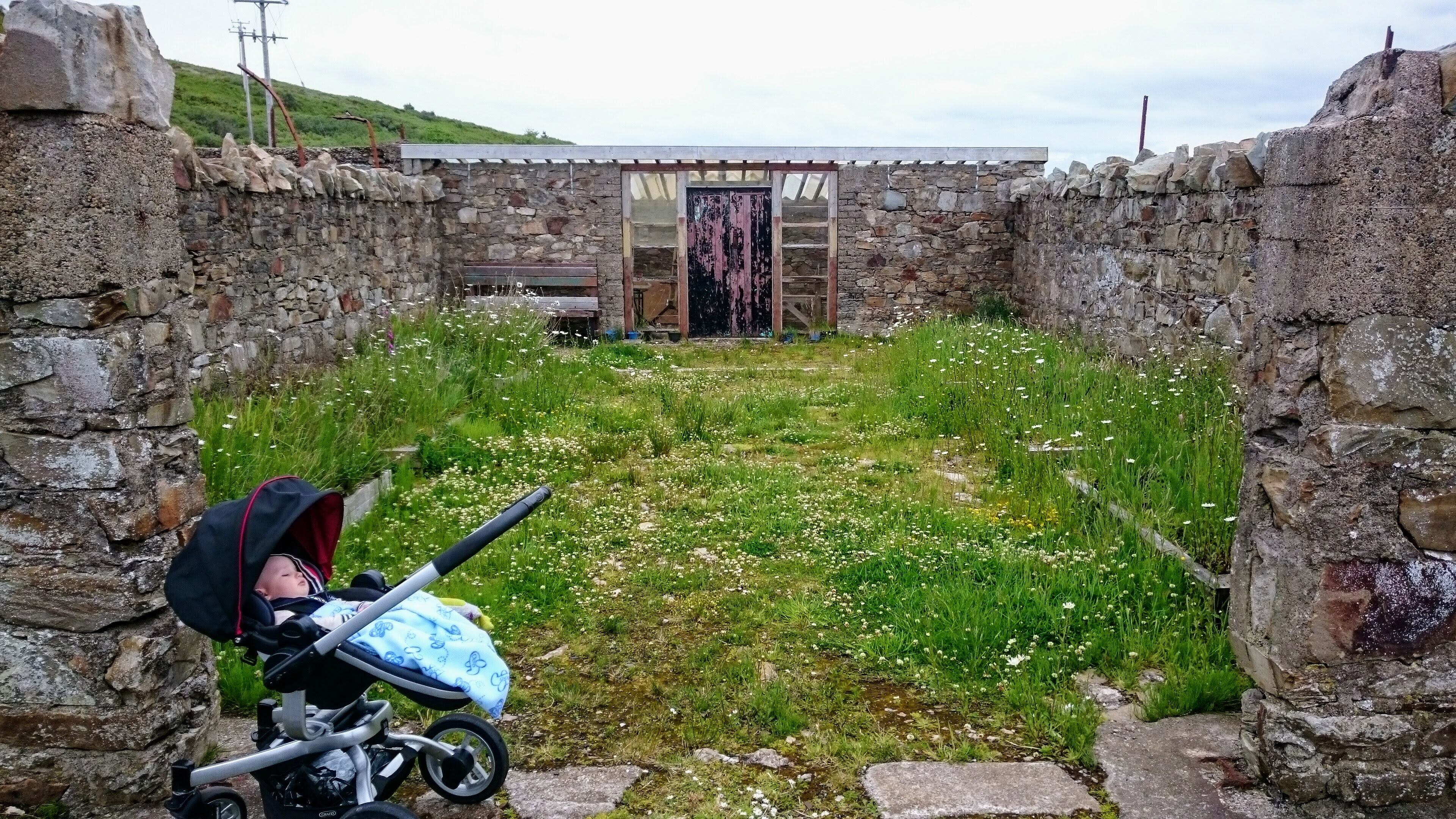 The Potting Shed and the early days of the Amach Anseo community garden at Dunree Fort