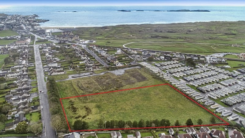 The Ballywillan Road site in Portrush, acquired by Lotus Homes. 