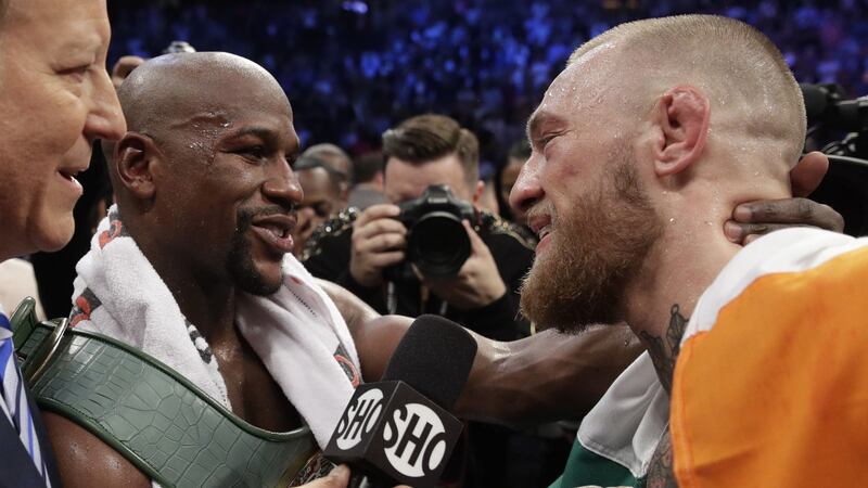 Many were impressed the UFC star had gone 10 rounds with Mayweather.