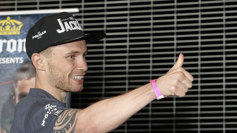 Thumbs up... Carl Frampton leaves his fans with so many great memories 