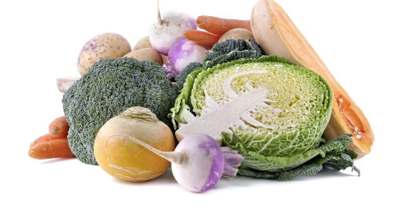 Try to get as many different coloured vegetables into your soup as you can 