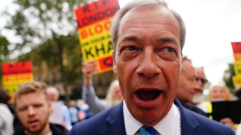 Nigel Farage’s bank account caused the resignation of the bosses of both Coutts and NatWest Group (Victoria Jones/PA)