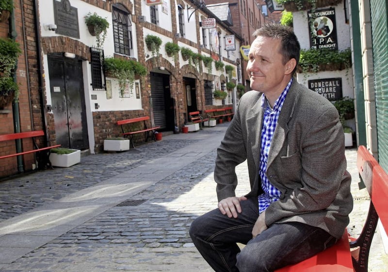 Sean Muldoon outside The Duke of York, one of his favourite Belfast bars 