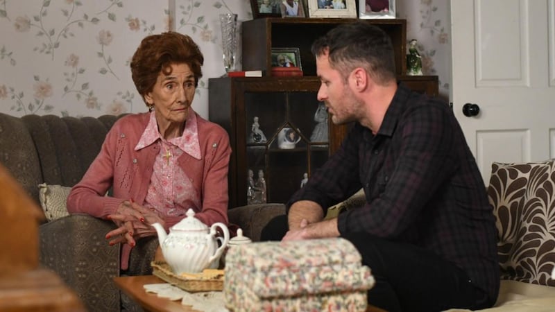 Friday night’s episode saw Charlie reunited with his son Matthew, who Jack has been caring for.
