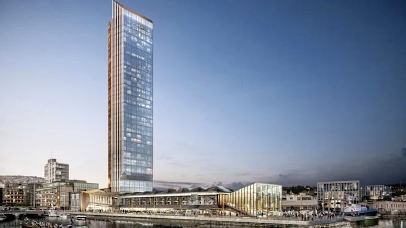 Planning permission has been granted for what will be Ireland&#39;s tallest building. An Bord Plean&aacute;la yesterday gave the green light for the &euro;140m development at Custom House Quay in Cork city centre, which will stand at 140 metres tall. Picture by RTE 