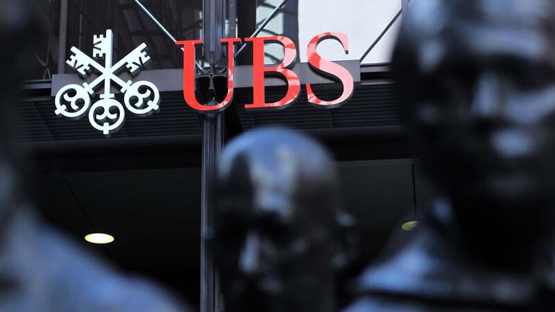 Swiss bank UBS has reported a bumper profit of £22.8 billion in the latest quarter (Sean Dempsey/PA)