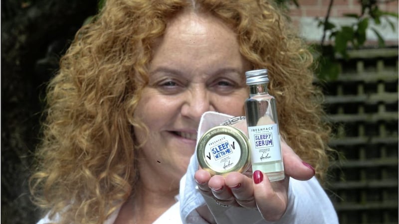 Andrea Morrow&#39;s new homemade creams are aimed at controlling acne outbreaks Picture: Hugh Russell 