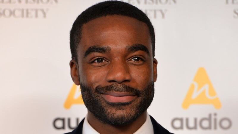 Ore Oduba gets stuck in ditch while racing on Top Gear track