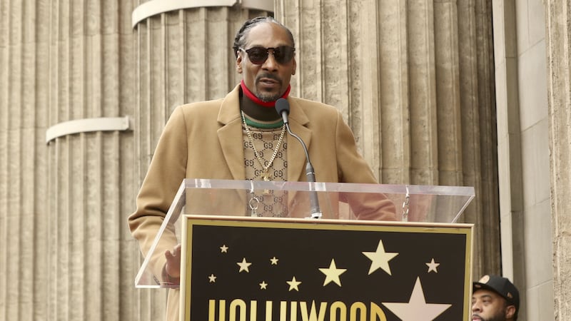 Snoop Dogg’s star was number 2,651 on the Los Angeles attraction.