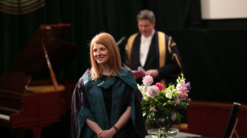 Krysty Wilson-Cairns spoke at the Royal Conservatoire of Scotland’s online summer graduation ceremony on Thursday.