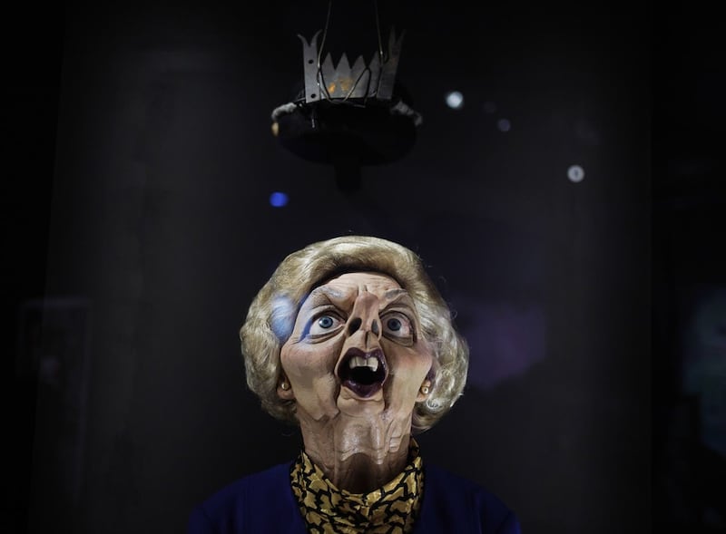 A Margaret Thatcher puppet from Spitting Image