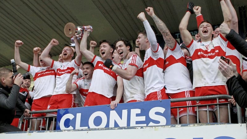 Stewartstown won their first Ulster junior club title since 2004 when they defeated Drumlane of Cavan in last month&#39;s final in Clones Picture: Adrian Donohoe 