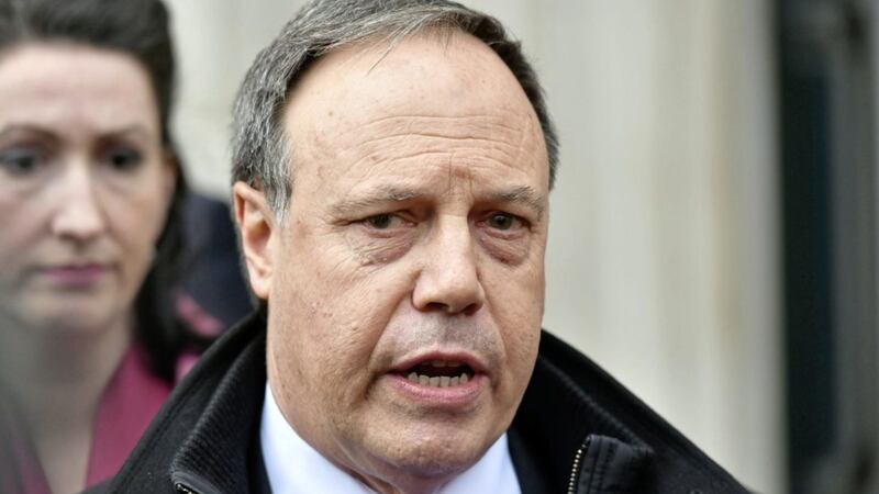 Nigel Dodds said the DUP &quot;do not abstain on the union&quot;, but the party is also struggling to admit its support for Brexit has been a terrible mistake. Picture by Dominic Lipinski/PA Wire 