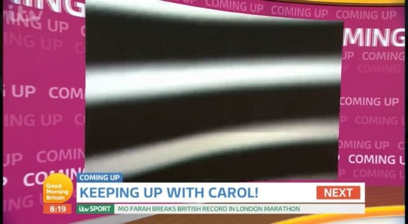There appeared to be a technical error on Good Morning Britain (ITV/PA)