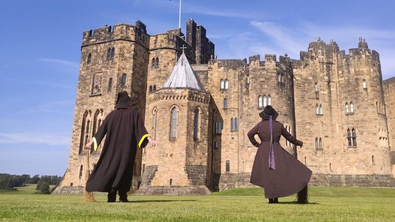 The Northumberland castle was used in the first two films of the franchise.