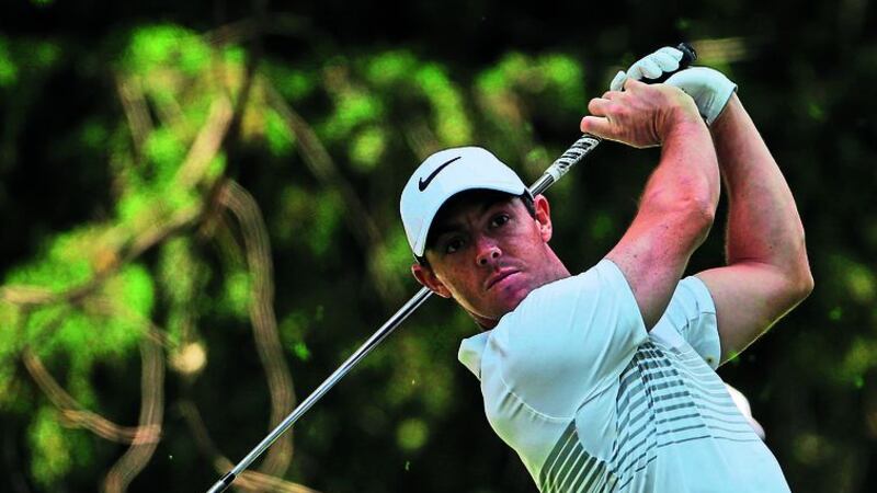A second round 65 gave Rory McIlroy a two-shot lead at the halfway stage of the WGC-Mexico Championship