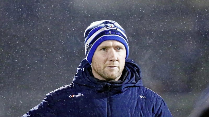 Vinnie Corey saw his Monaghan side fall to a heavy defeat in Killarney 