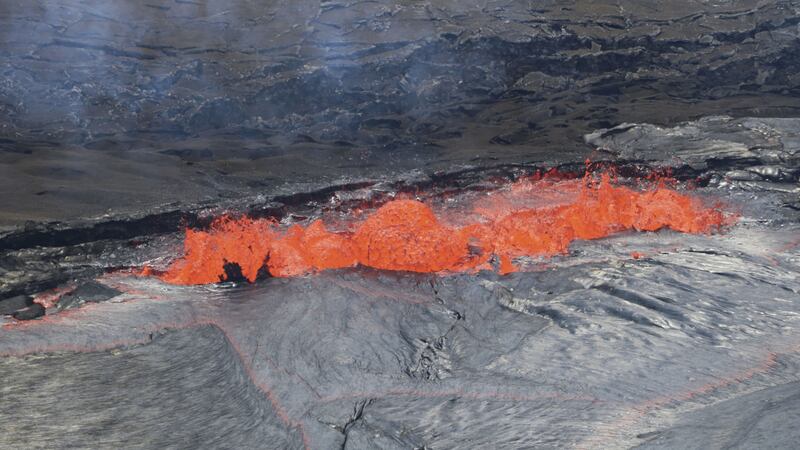 The Kilauea volcano saw the first overflow of lava from its summit in 10 years this week.