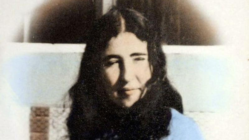 Teenager Marian Brown who was shot in west Belfast in 1972 