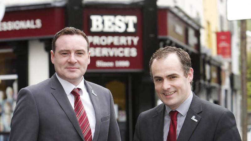 Gary Digney (left) and Seamas Keating from PKF-FPM warn that an urgent solution is required to deal with the negative equity problem in the north 