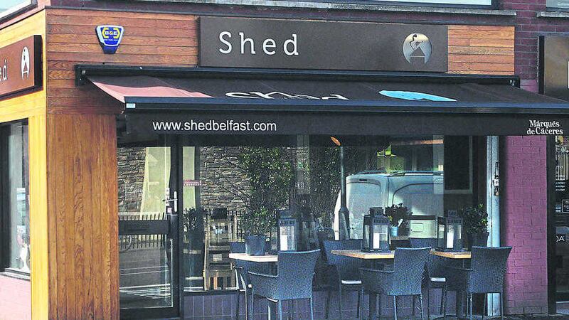 Shed Bistro on Belfast&rsquo;s Ormeau Road &ndash; easy to see why it&rsquo;s such a popular spot Picture by Ann McManus 