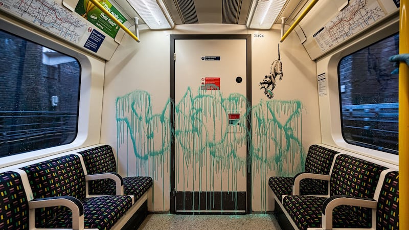 Transport for London said the work was removed due to its strict anti-graffiti policy.