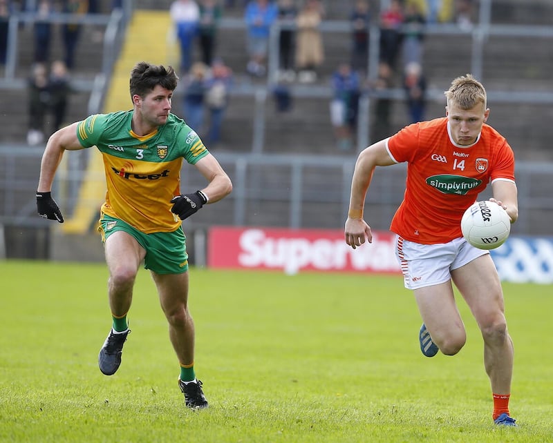 Injury kept Rian O'Neill out of Armagh's final League game but he could return to action this weekend