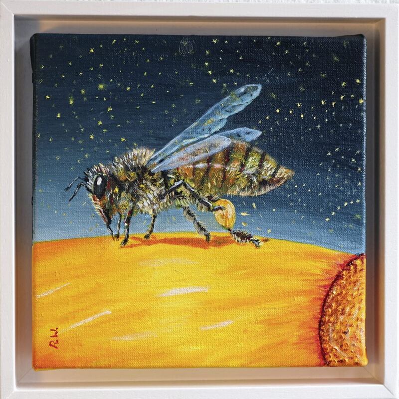 Raymond Watson has created a body of art that explores the life of the bees in many forms, including sculpture, soundscapes and paint 
