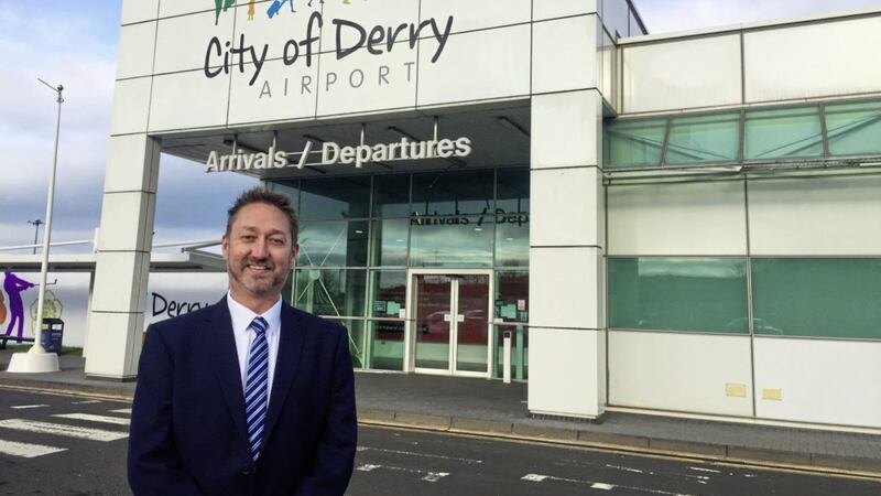 City of Derry Airport&#39;s new manager, Steve Frazer 