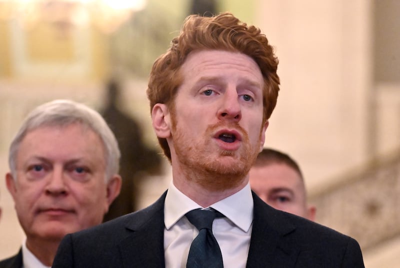 Leader of the Opposition Matthew O’Toole expressed regret at the number of MLAs from the two parties who were present in the chamber