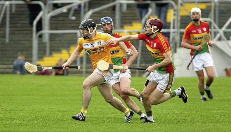 Ciaran Clarke is not part of the Antrim panel that is preparing to face Carlow at Corrigan Park today. Picture by Seamus Loughran 