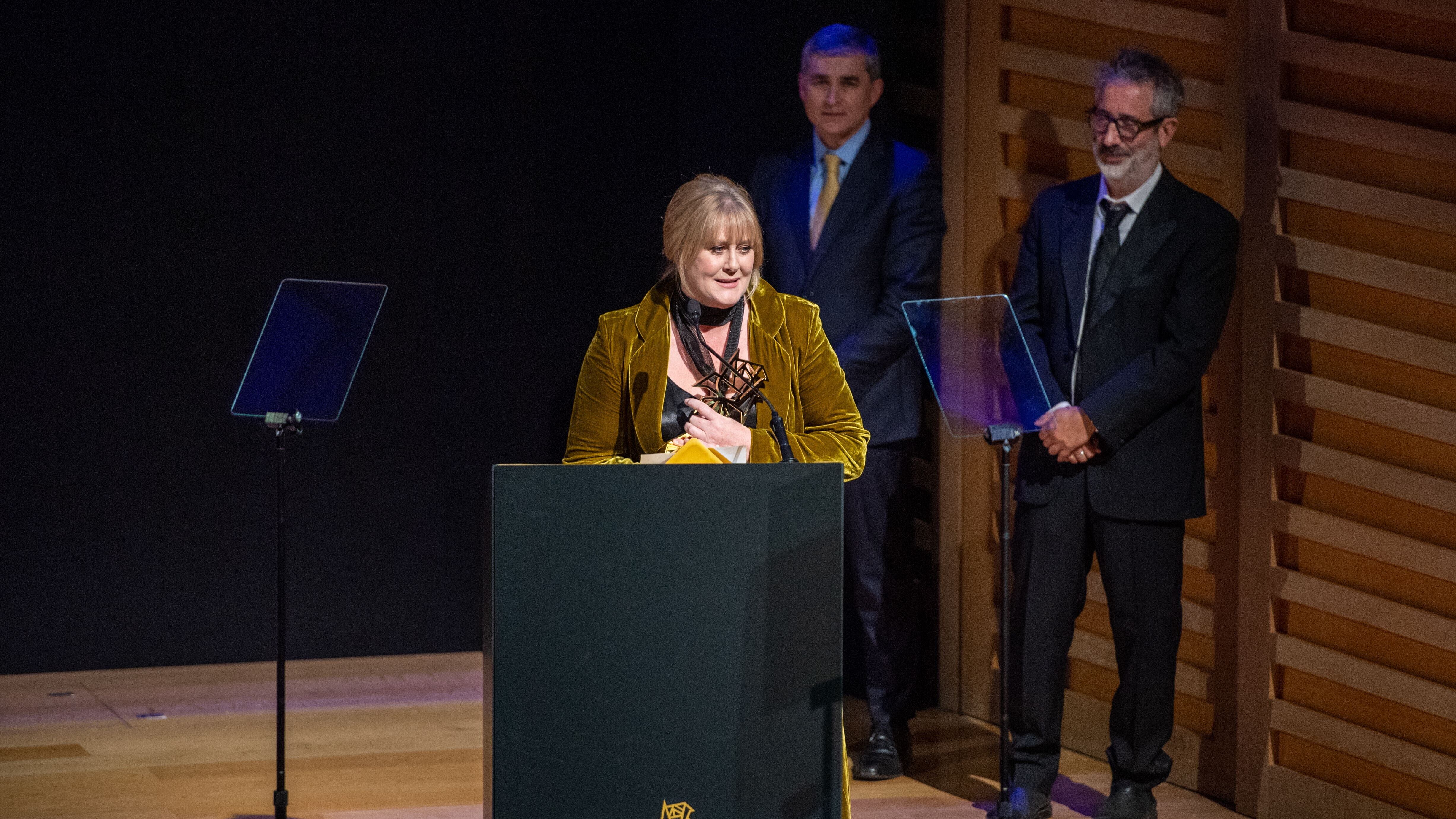 Performance of the year winner Sarah Lancashire from Happy Valley (Olly Hassell/C21 Media Content London/PA)