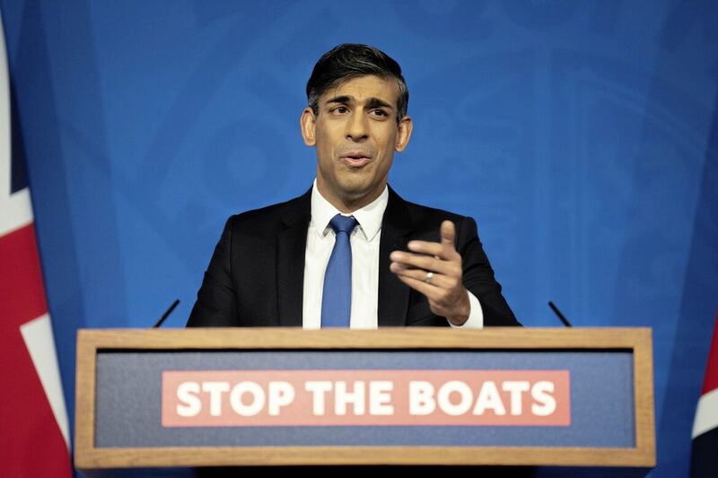 British Prime Minister Rishi Sunak. Picture by James Manning/PA