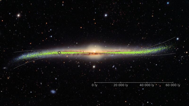 Our galaxy is not as flat as previously believed.