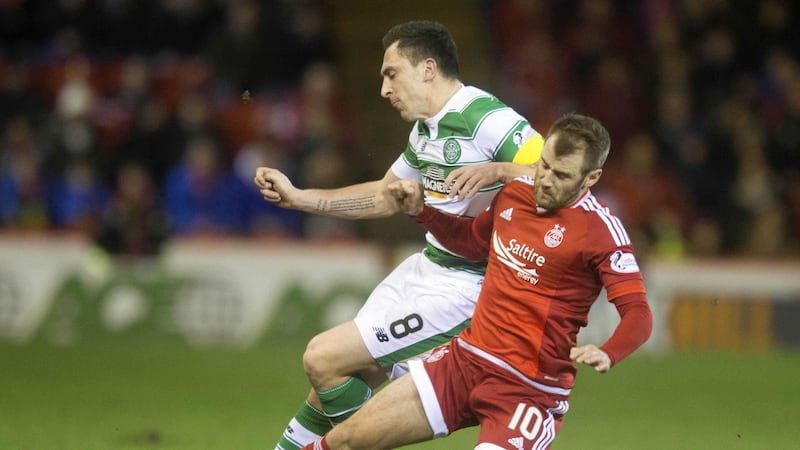 Niall McGinn was among the scorers in Aberdeen's win over Hamilton on Sunday &nbsp;