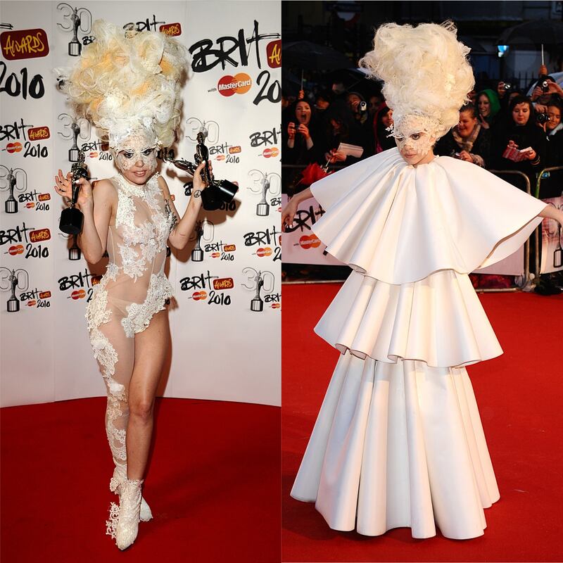 Lady Gaga in 2010