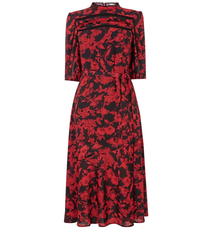 Oasis Rose Midi Dress, &pound;55, available from Oasis 