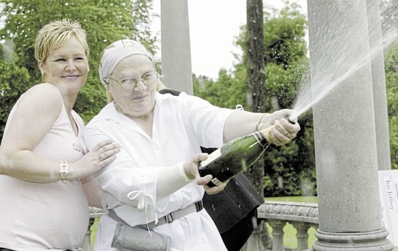 North Belfast woman Iris Jeffrey scooped &pound;20.1 million in 2004 