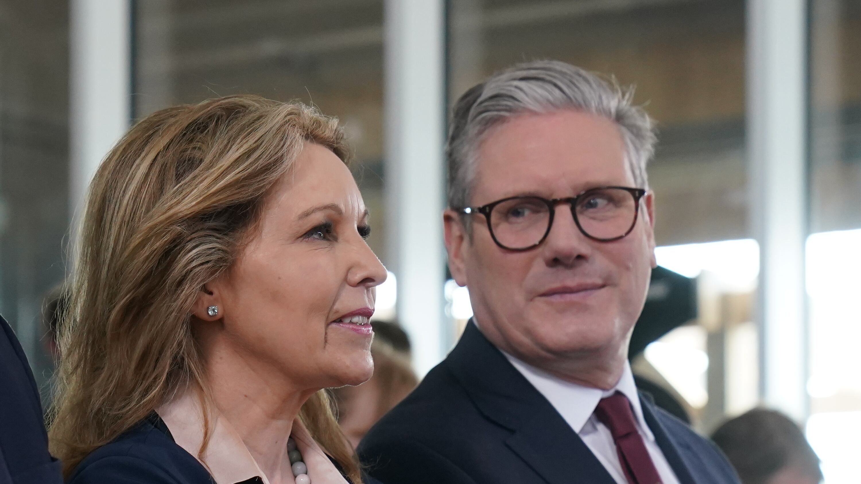 Labour Party leader Sir Keir Starmer with new Labour MP Natalie Elphicke